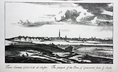 The Prospect of the Town of Glasgow from the South, from 